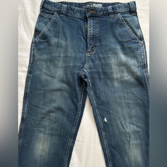 Carhartt Rugged Flex Utility Jeans Men’s 33x32 Blue Relaxed Fit - Picture 8 of 16